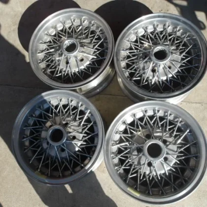 JDM Repair Base VOLK Wire Mesh PCD114.3 6.5J ET11 Old Car No Tires