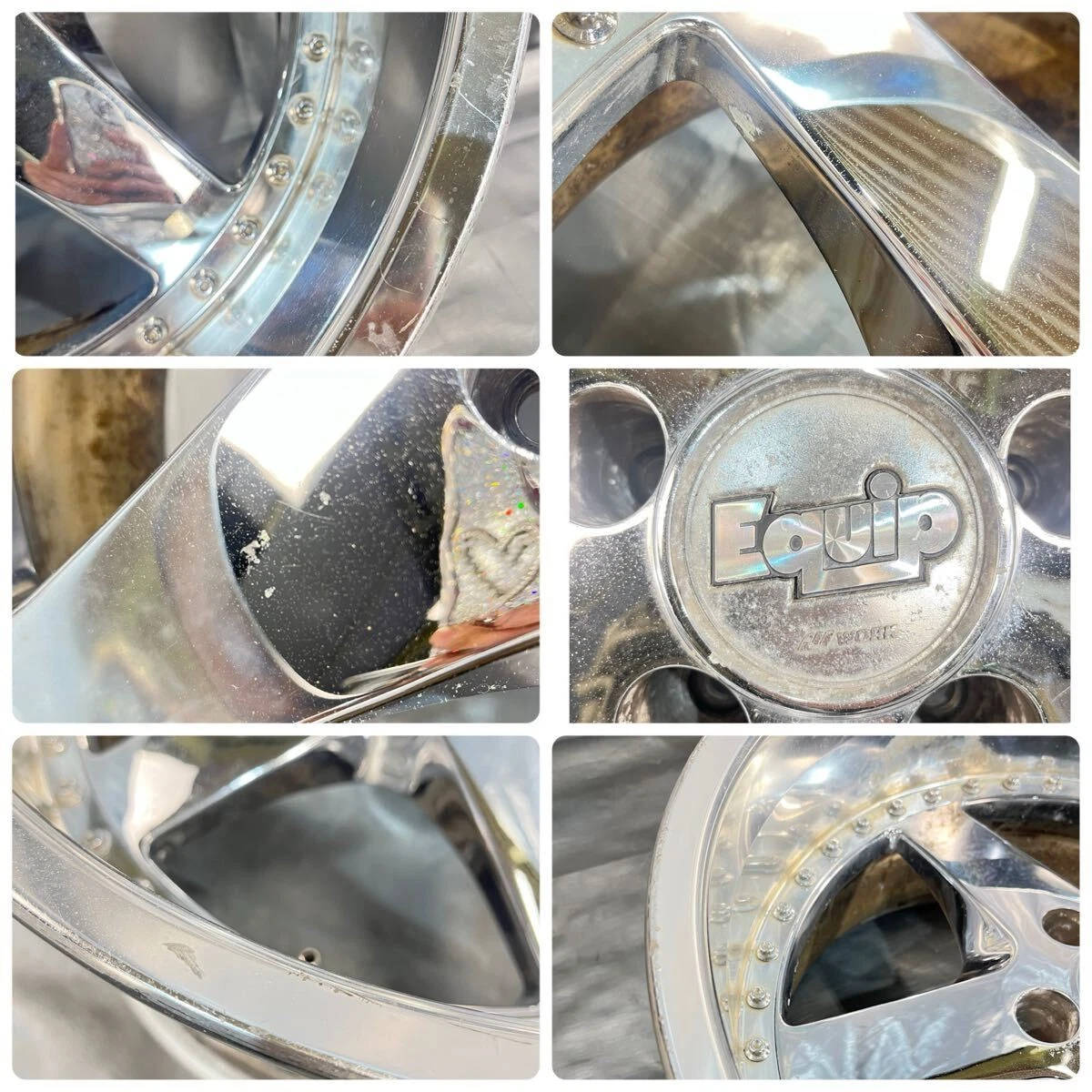 JDM Deep rim early model old Equip 18work WORK Equip 10.5J-10/11.5J-10 No Tires - Image 6