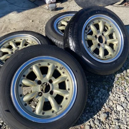 JDM Watanabe Wheels 175/65R14 AE86 No Tires