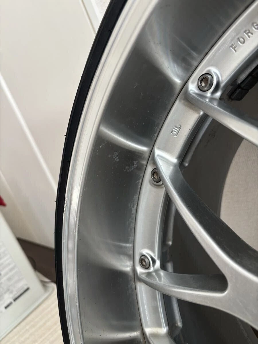 JDM BBS RS-GT 8.5J/9.5J-19 +38 DSK 215/35-19 235/35-19 Forged Silver 2 No Tires - Image 8