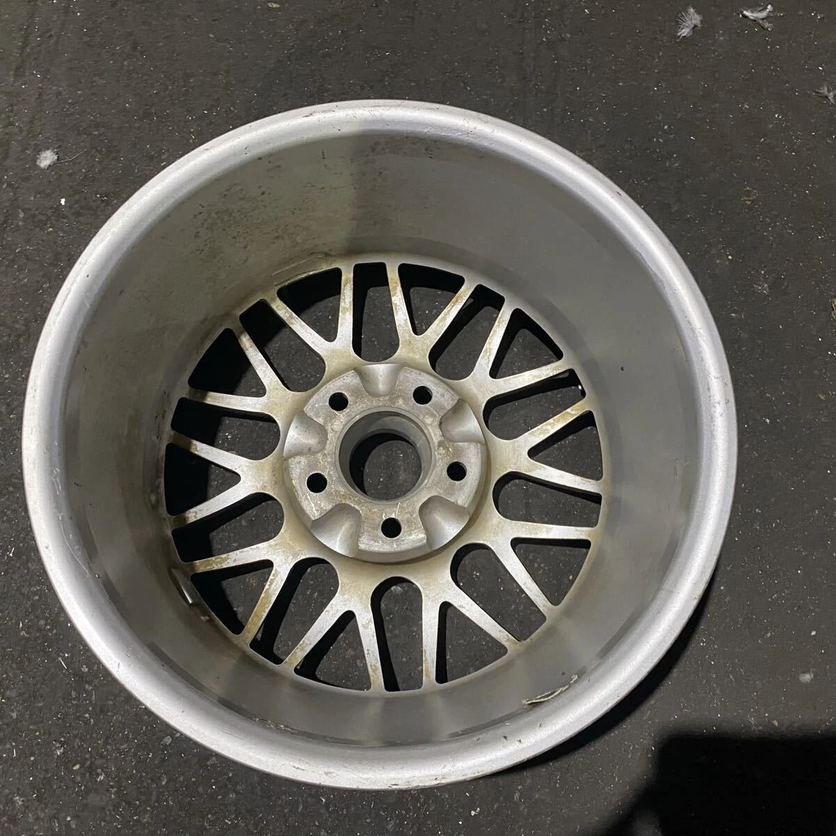 JDM BBS RG168 167J offset +38 5-hole PCD 114.3 hub diameter approx. 60 No Tires - Image 4