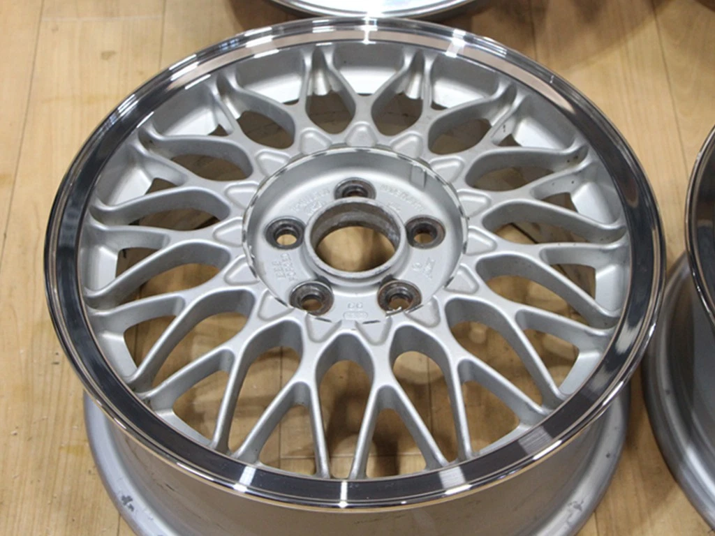 JDM B189 lightweight forging BBS Subaru genuine STI option 15x6J+55 PC No Tires - Image 4