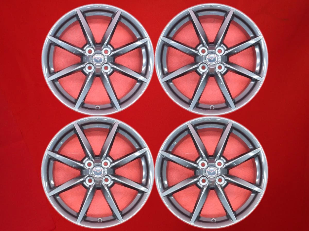 JDM MAZDA Roadster ND5RC Genuine Used Wheels 4Book 7J 17PCD100 4 Holes No Tires