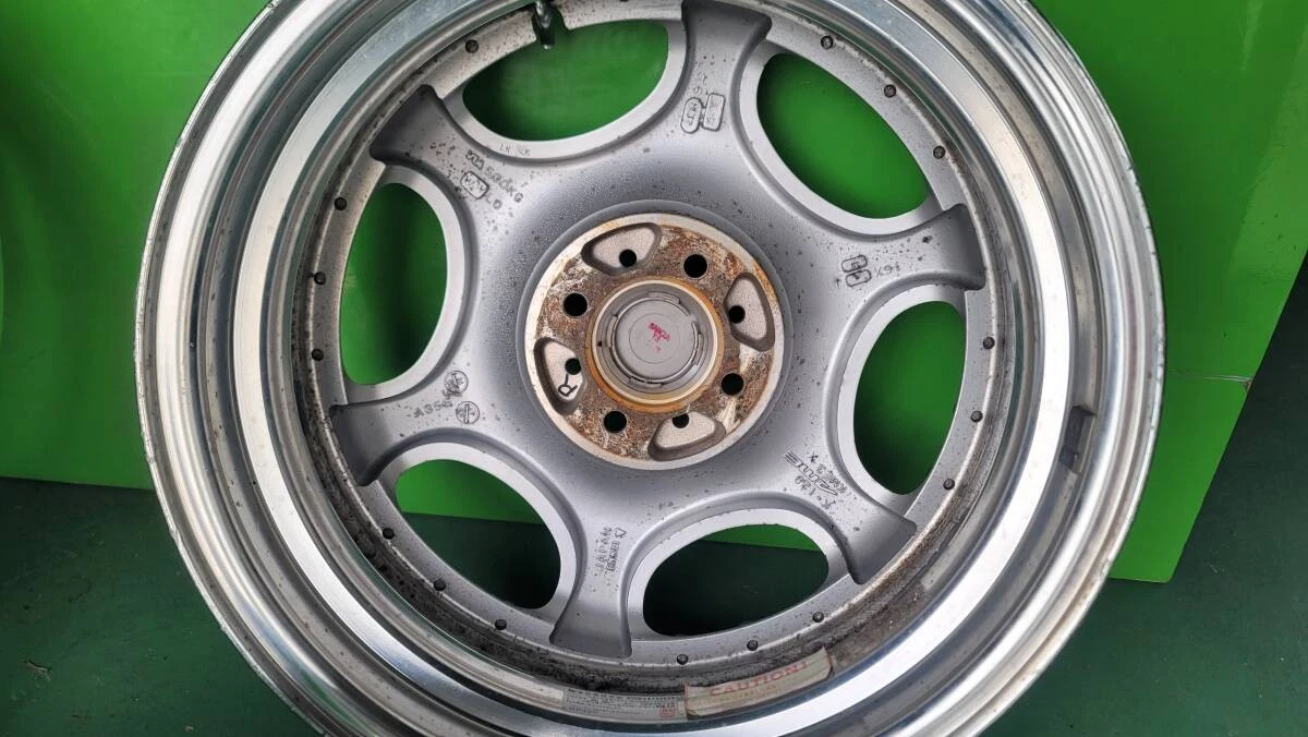 JDM ENKEI AME SHALLEN Used Aluminum Wheel 4Book 16x6J ET+45 100x4H No. No Tires - Image 10