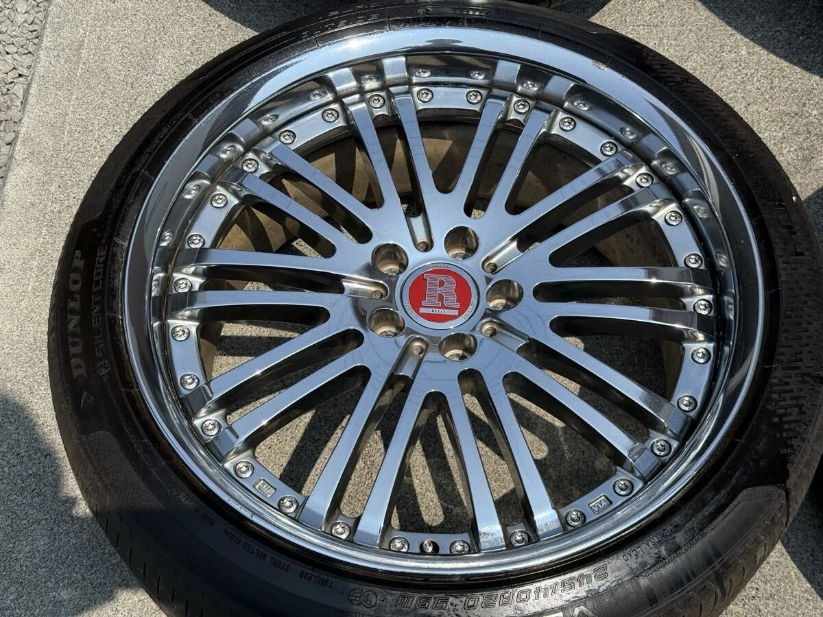 JDM Rare WORK LeZacks Universal deep rims with forged plating and high No Tires - Image 3