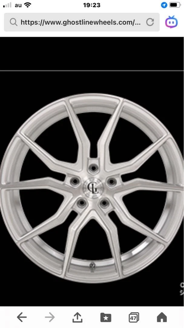 JDM Esprit Ghost Line GL402 22-inch 9J 30 Alphard No Tires