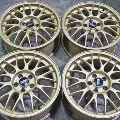 JDM Lightweight Subaru BBS RG362 16-inch 6.5J +48 PCD100 wheels for Fo No Tires