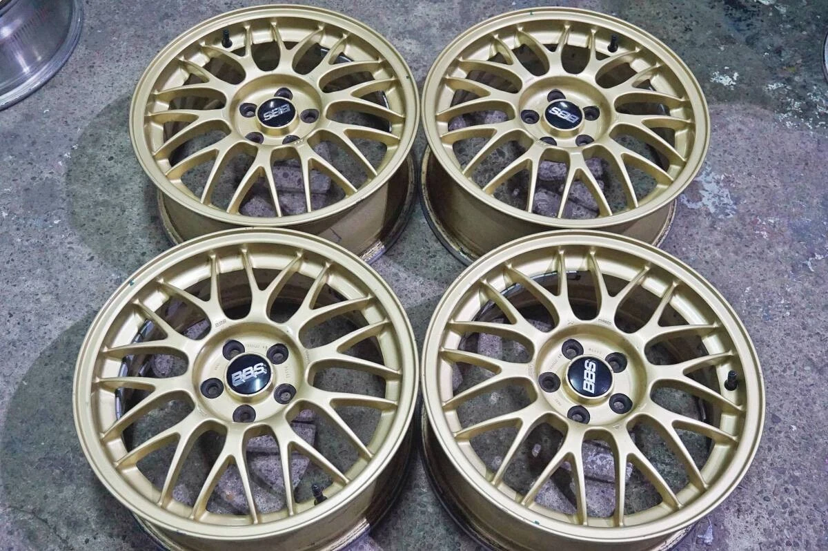 JDM Lightweight Subaru BBS RG362 16-inch 6.5J +48 PCD100 wheels for Fo No Tires