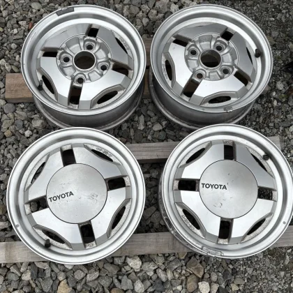 JDM A1 Toyota AE86 Genuine 5J 13-inch Wheels 4-Piece Set Offset 27mm No Tires