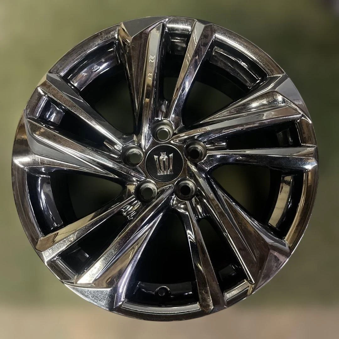 JDM Toyota Crown Athlete 18 Black Finish Genuine Wheels 4-Piece Set No Tires - Image 2