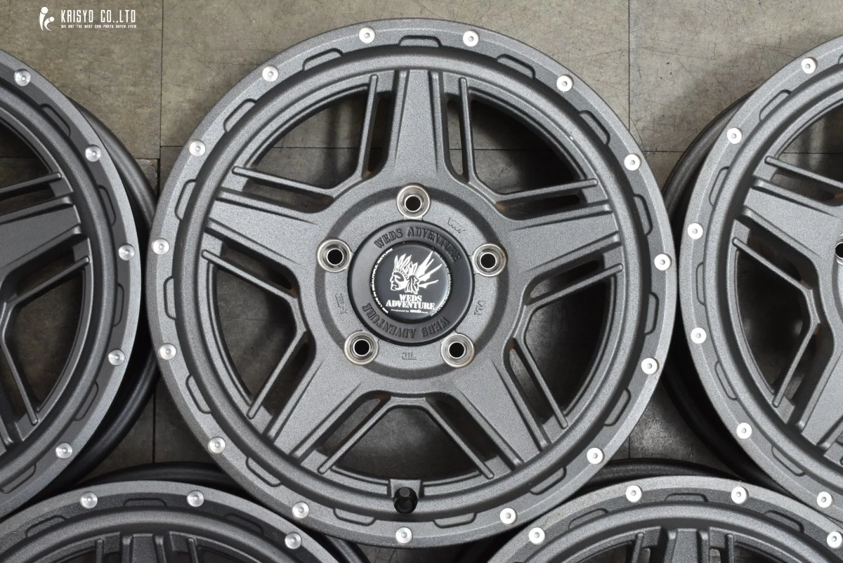 JDM For Dressing Up Yourself WEDS Madvance 07 16-inch 5.5J +22 PCD139. No Tires - Image 6