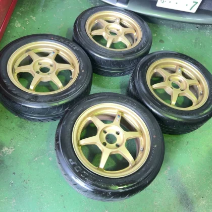 JDM DEEPSRACING SSR Speedster 15-inch Aluminum 6.5J +38 PCD100 with DI No Tires