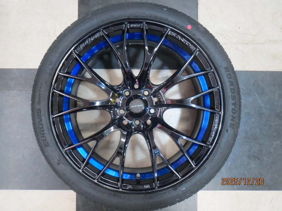 JDM Weds Sport SA-20R 18ZN6 86 BRZ 7.5J +45 5H100 Used 25-year-old Roa No Tires - Image 7