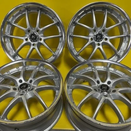 JDM Discontinued WORK VS SS 188J +45 114.3/5-hole Chaser Crown for Sil No Tires