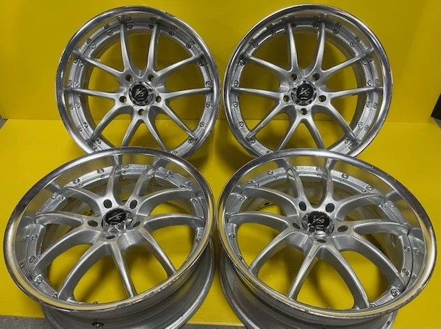 JDM Discontinued WORK VS SS 188J +45 114.3/5-hole Chaser Crown for Sil No Tires