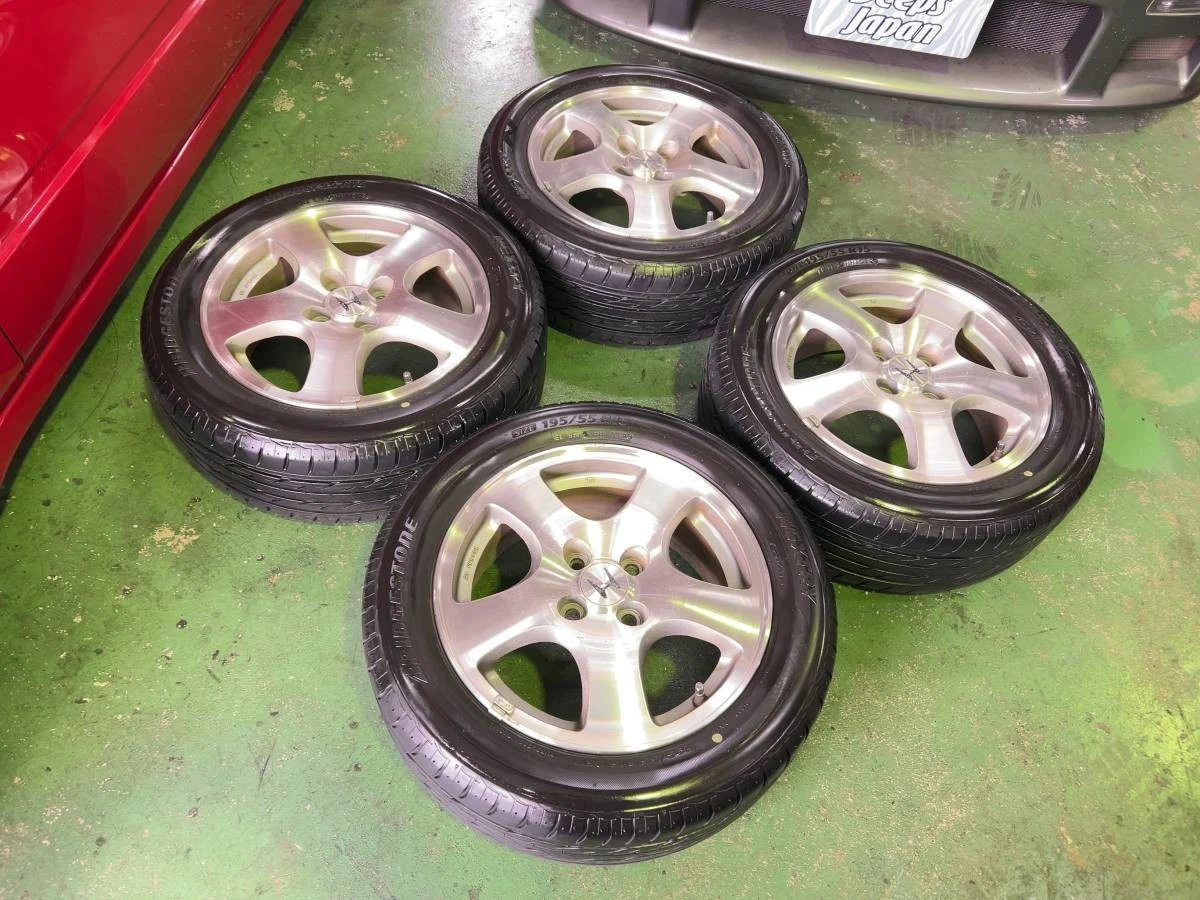 JDM DEEPSRACING DC2 Integra Si-VTEC Honda Genuine US Aluminum 156J +45 No Tires - Image 2