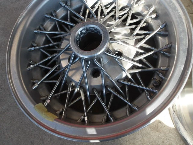 JDM Repair Base VOLK Wire Mesh PCD114.3 6.5J ET11 Old Car No Tires - Image 5