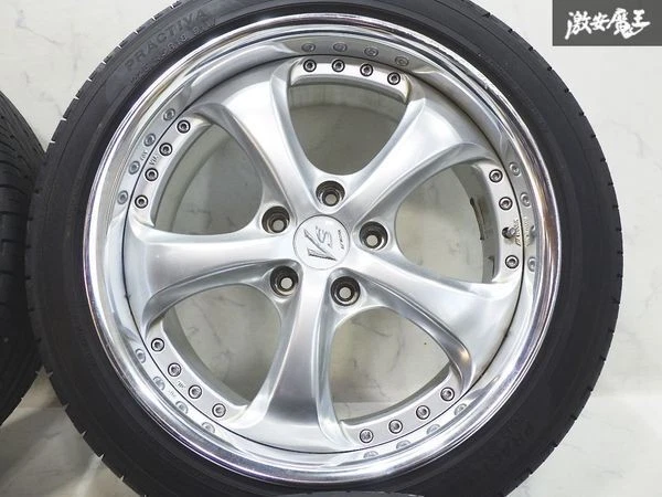 JDM Rare/Out of Print WORK VS-KF 188.5J +45 5-Lug PCD114.3 Wheels 225/ No Tires - Image 2