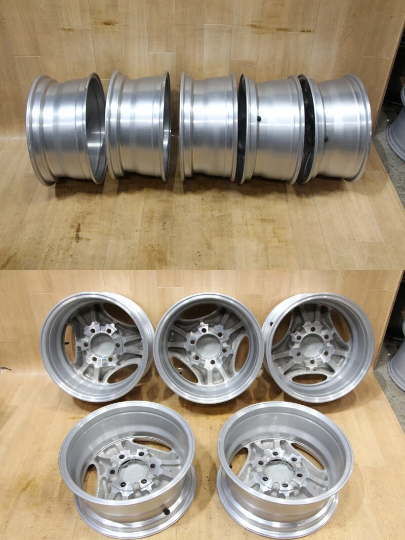 JDM C40 Rare New Toyota Genuine Late 1990 16x7J+15 PCD139.7 6-Lug 5-Lu No Tires - Image 10