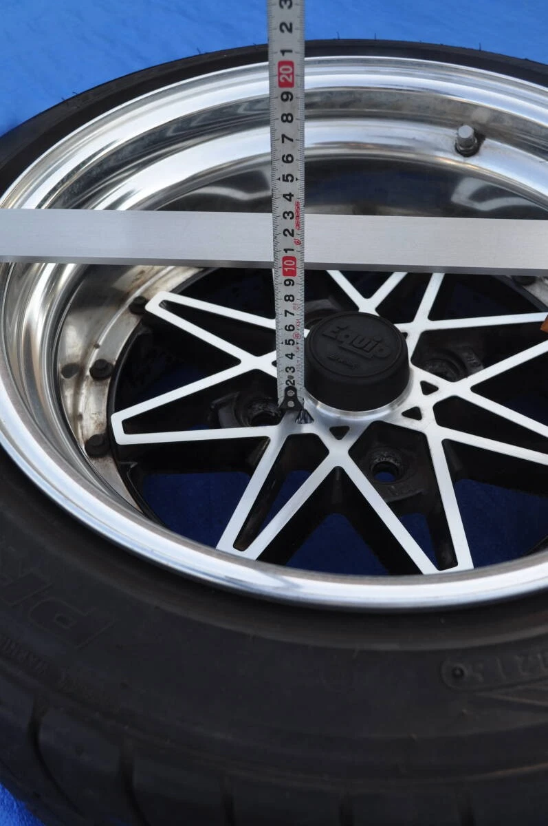 JDM WORK EQUIP03 4Wheels no tires 15x8.5-12 4x114.3 AE86 - Image 7