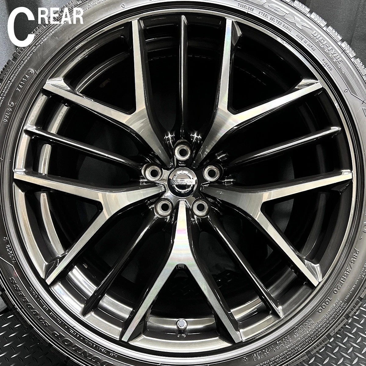 JDM 90% tread depth RAYS forging wheels for the late-model R35 GT-R & No Tires - Image 7