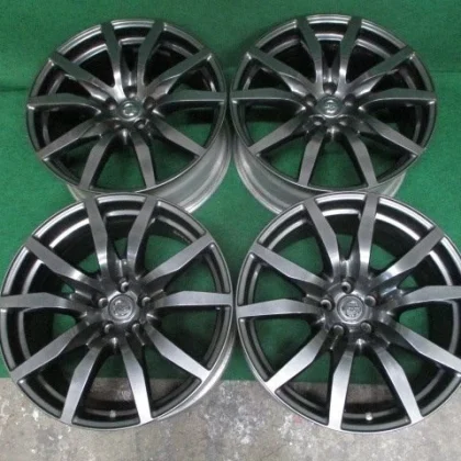JDM Nissan GT-R R35 genuine 20x9.5J+45/10.5J+25 wheels mid-term RAYS f No Tires