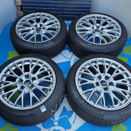JDM Subaru WRX S4 genuine optional wheels 18-inch 8.5J +55 pcd 114.3 w No Tires