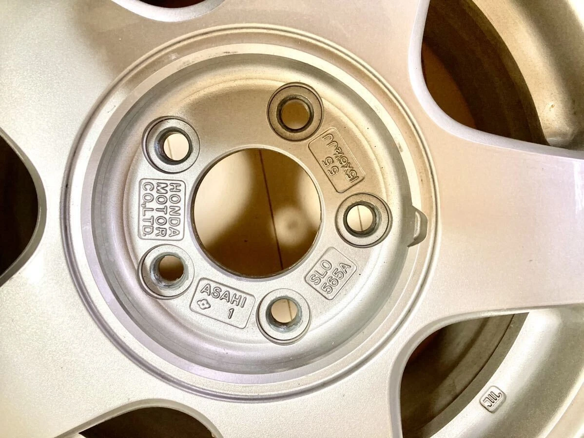 JDM Genuine HONDA NSX NA1 wheels 2-piece set. 6.5/8J-15/16 PCD114.3 5- No Tires - Image 3