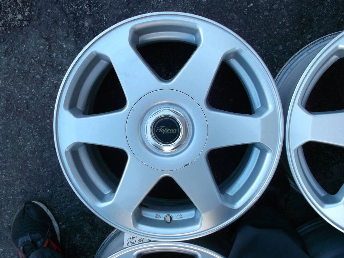 JDM Bridgestone TOPRUN 156.5J OFF+38 PCD100 114.3 4H 4Book wheels for No Tires - Image 3