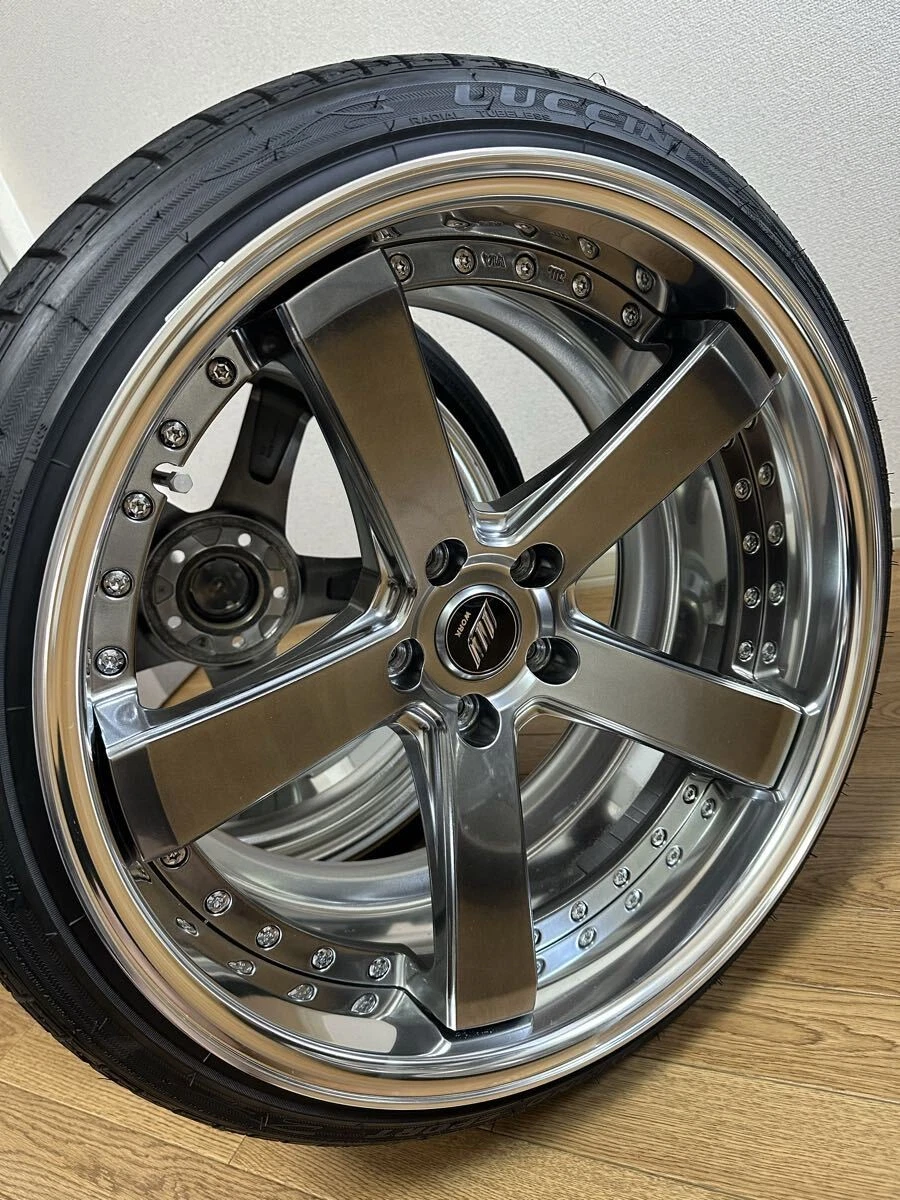 JDM WORK Geist BST2 Back Label 19-inch WORK No Tires - Image 7