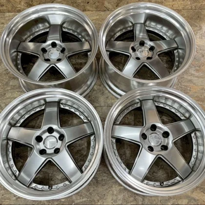 JDM Rare Lowenhart Canvell VF 199.5J-15 11J-16 PCD114.3 5-hole 5H deep No Tires