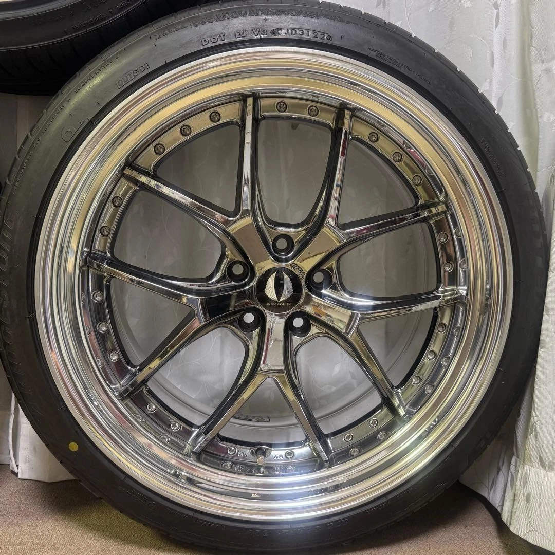 JDM Aimgain GTM21 Wheel and Tire Set for LC500 LS500 etc. No Tires - Image 5