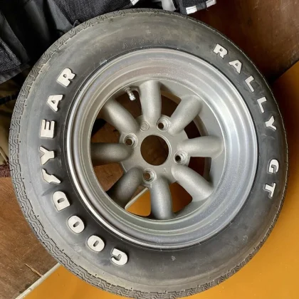 JDM 13-inch Watanabe 8-spoke 13x7J tire set for Hakosuka Kenmeri GX71 No Tires