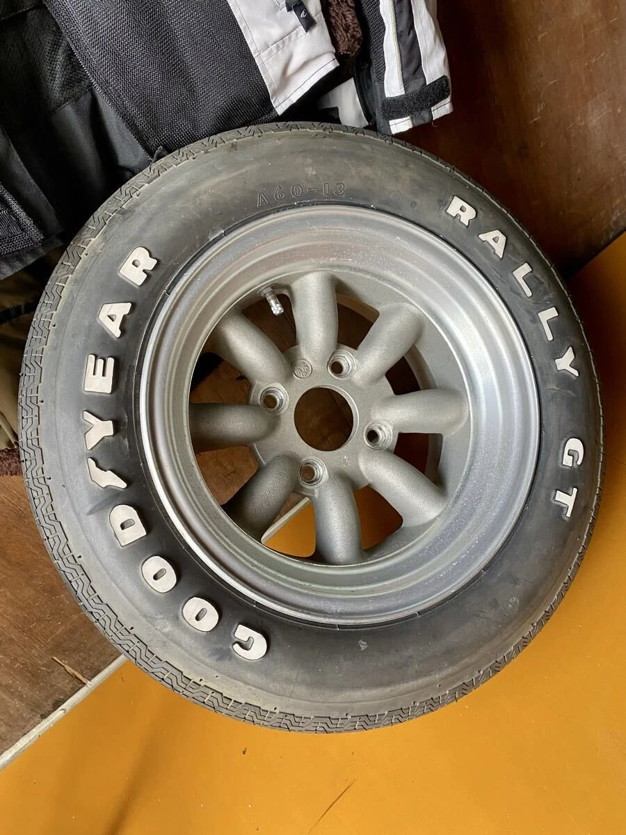 JDM 13-inch Watanabe 8-spoke 13x7J tire set for Hakosuka Kenmeri GX71 No Tires