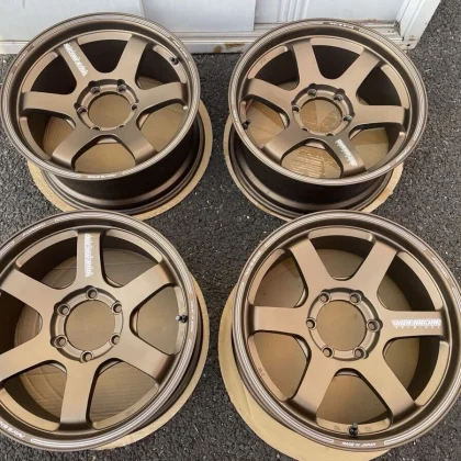 JDM Almost RAYS Volk Racing TE37SB 1885+22 6-139.7 with center cap Hia No Tires