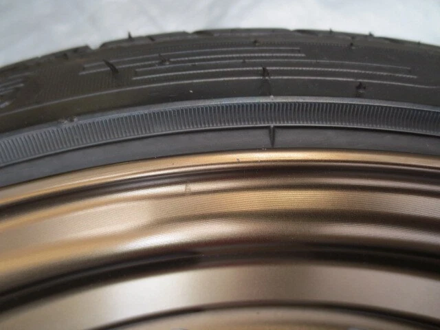 JDM TE37 Bronze 9.5J+15 18-inch wheels for S13 S14 S15 R32 and R33 Sil No Tires - Image 7