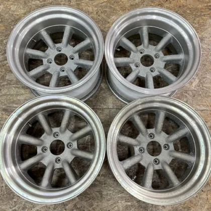 JDM Rare Watanabe Eight Sports Rtype 169J-13 9.5J-19 PCD114.3 4-hole 4 No Tires