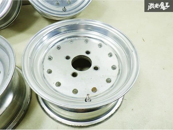 JDM Old car SSR Speedster Mark I 13PCD110 4H 4-hole Measured value 5J No Tires - Image 5