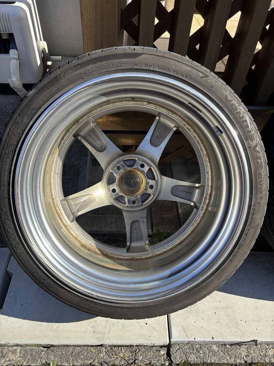 JDM WORK ZEAST ST2 198.5j +52 5/114.3 TGP Trans Gray Polished HANKOOK No Tires - Image 7