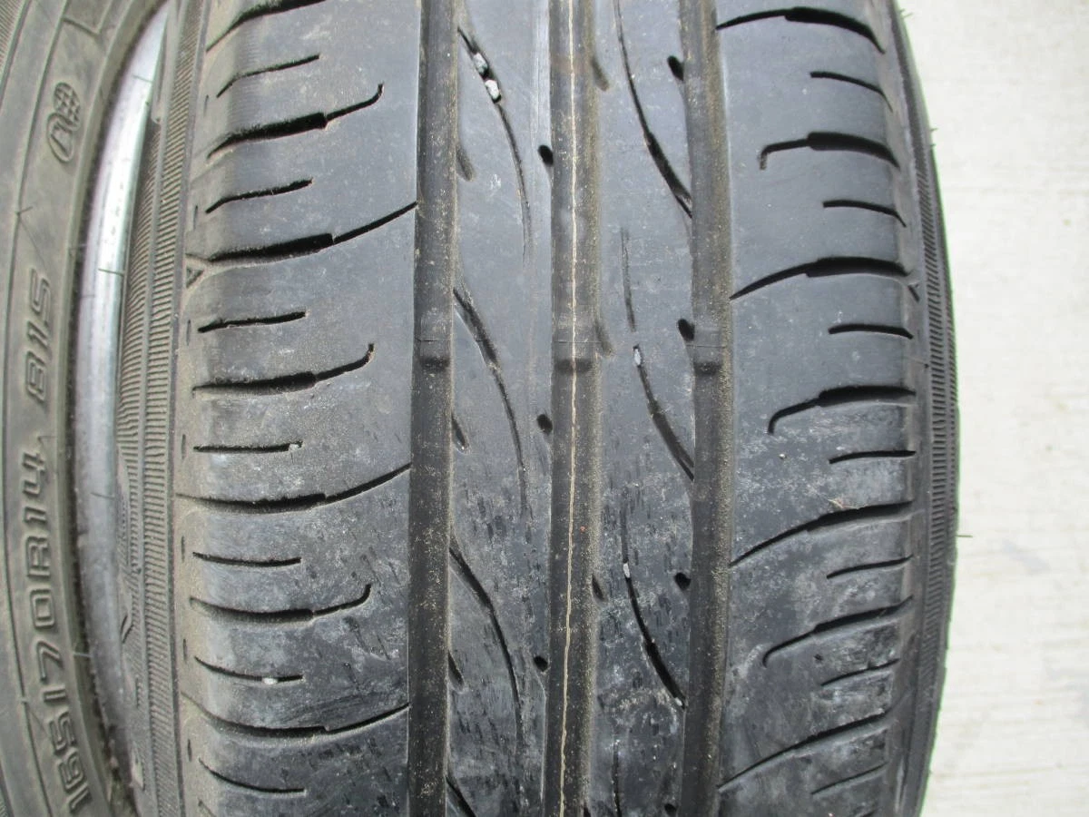 JDM Rare Item Enkei MAG 14in PCD114.3 4-hole 8JJ OFF-10 2Book GX71 Ken No Tires - Image 9
