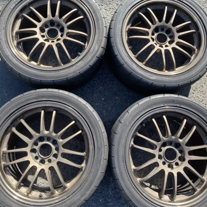 JDM Rare VOLK RACING RE30 Volk Racing RAYS Bronze wheels PCD 114.3 5-h No Tires
