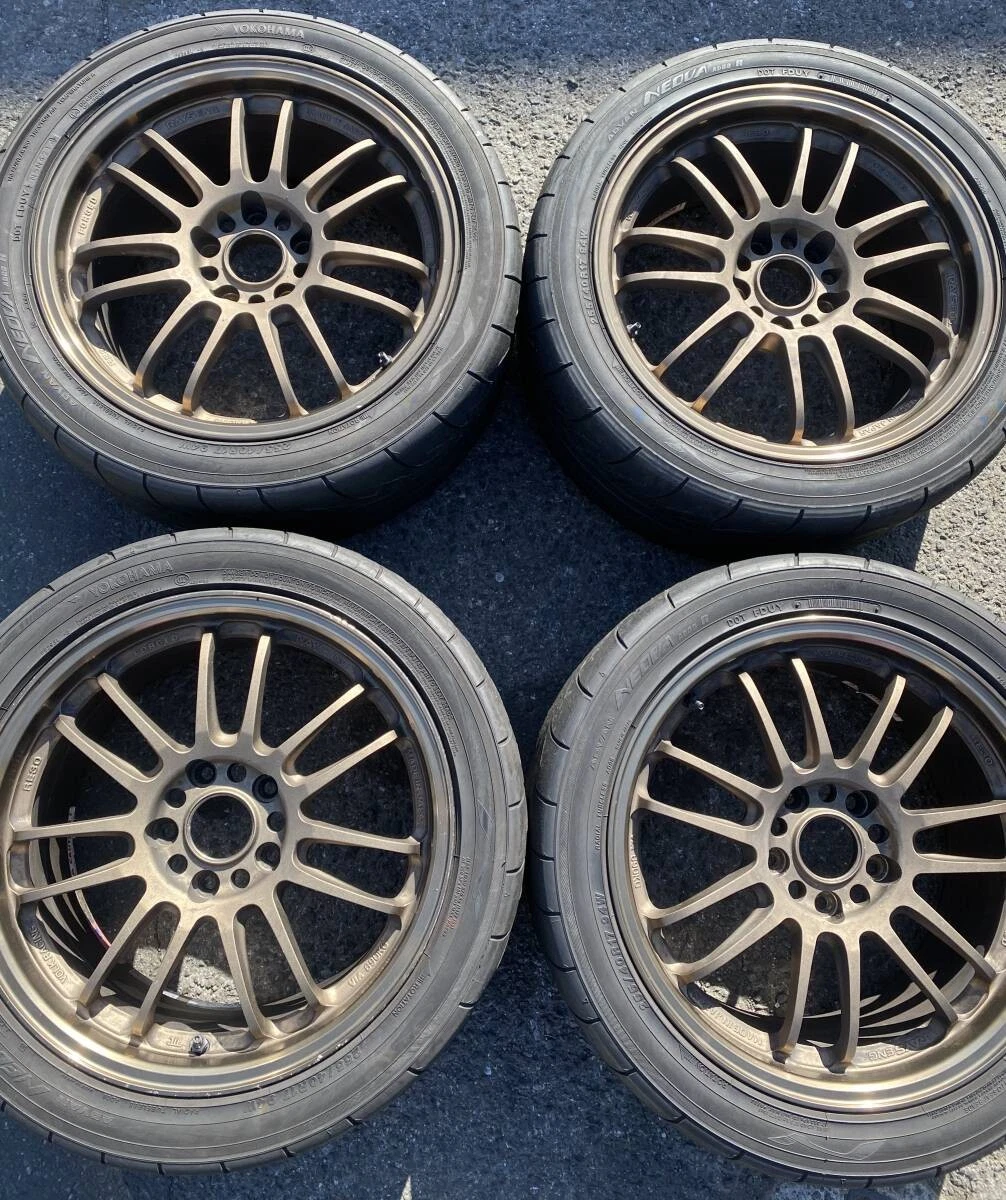 JDM Rare VOLK RACING RE30 Volk Racing RAYS Bronze wheels PCD 114.3 5-h No Tires