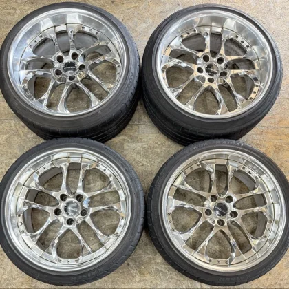 JDM SSR AGLE MINERVA 199J+29 10J+29 PCD114.3 5-hole 5H deep rims for A No Tires