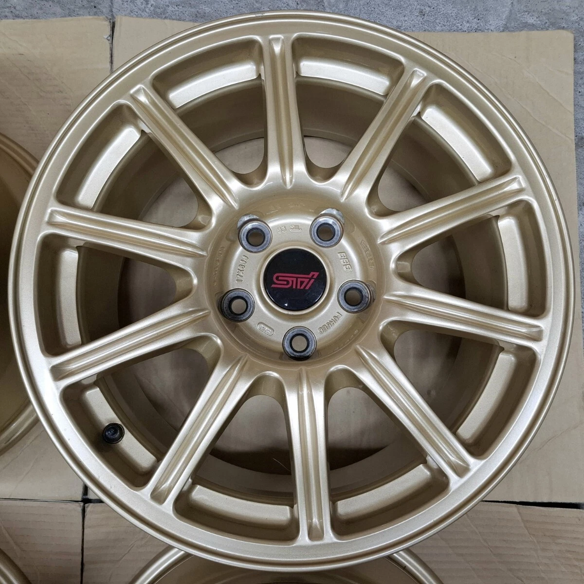 JDM Superb Quality Subaru Impreza WRX STI Genuine BBS Wheels 4Book GDB No Tires - Image 5