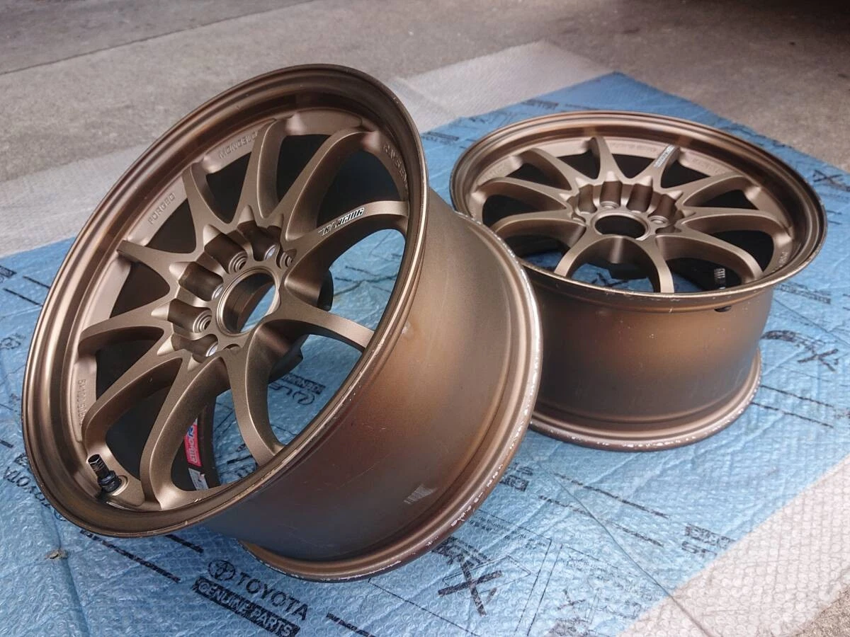 JDM Ultra-rare lightweight forged RAYS Volk Racing CE28N wheels 168.5J No Tires - Image 10