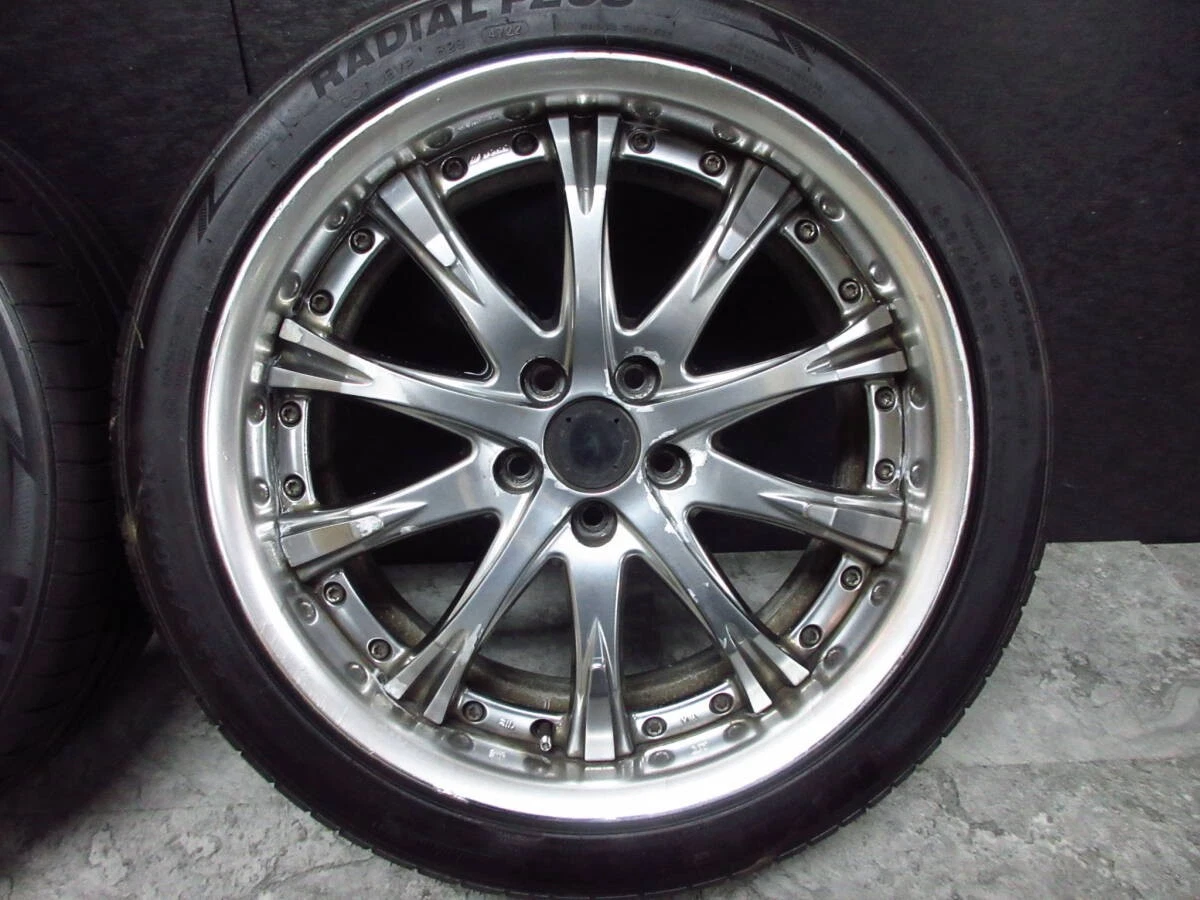 JDM WORK SCHWERT 18VOLVO volvo V70 S70 V60 S60 S80 V50 V40 S40 S80 S90 No Tires - Image 3