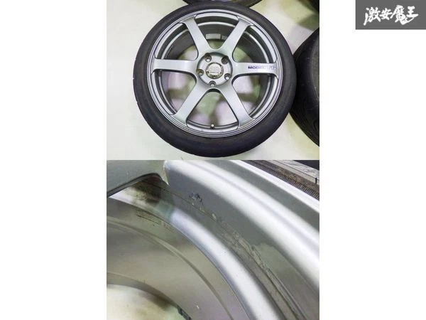 JDM Discontinued YOKOHAMA AVS Model T6 188J +48 / 9J +45 5H PCD114.3 W No Tires - Image 4