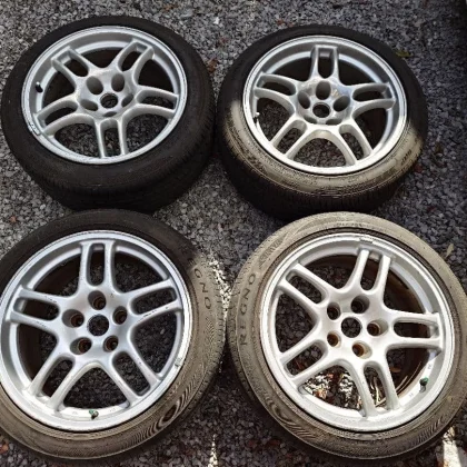 JDM Rare Nissan Genuine BCNR33 GTR 17-inch Wheels 2Book Imitation 2Boo No Tires