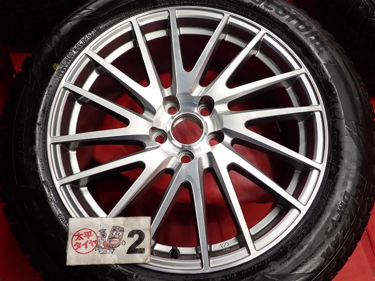 JDM Bridgestone Bridgestone 8W-Spoke DM-V3 Wheels 235/55R19 105Q 8J +4 No Tires - Image 6