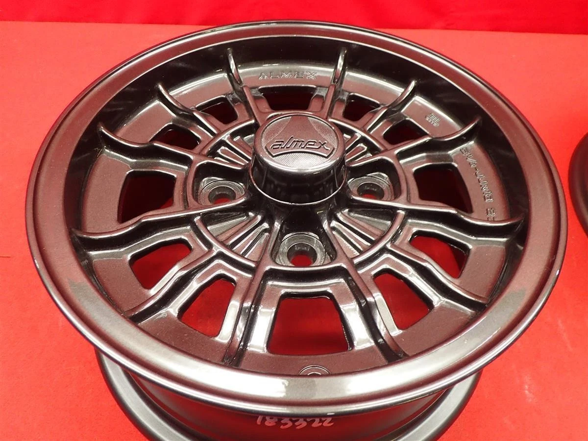 JDM Almex YSC 4Book 5.5J-13 PCD114.3 4-hole +27 hub 68 bluebar 510 whe No Tires - Image 6